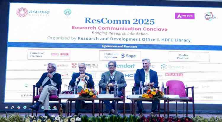 India Ranks Third Globally in Research Output, But Quality Gap Persists: says NAAC Chairman Anil Sahasrabudhe at Ashoka University’s ResComm 2025