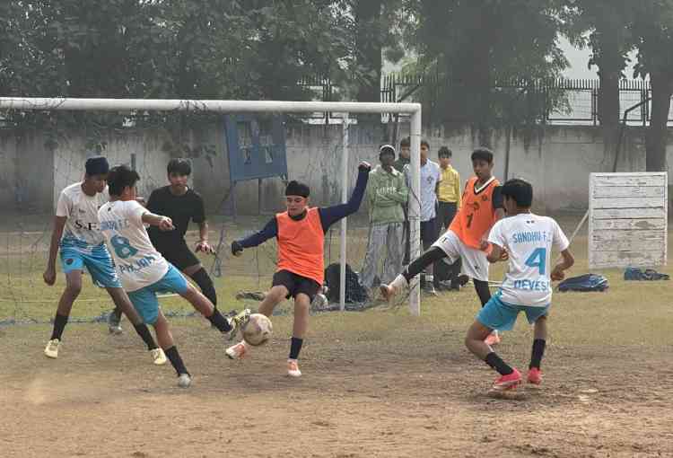 Chandigarh State Football: St. John's crushes Saffron FC 8-2