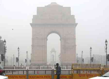 Delhi air pollution: AQI slips into near severe zone amid dense fog, cold conditions