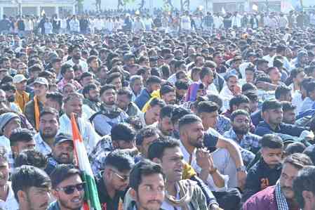 Karni Sena stages ‘Nyay Andolan’ amid heightened tensions in MP's Harda