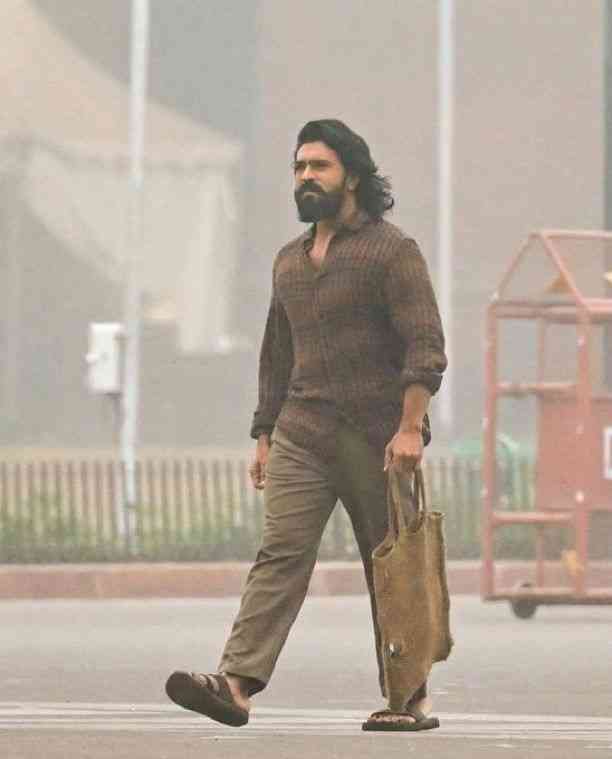 Ram Charan’s Raw Avatar in Delhi’s Chilly Winds