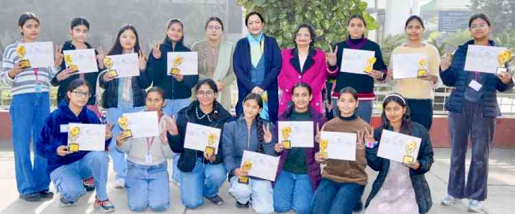 KMV Collegiate Sr. Sec. School Commemorates National Mathematics Day with Innovative Model Making Competition