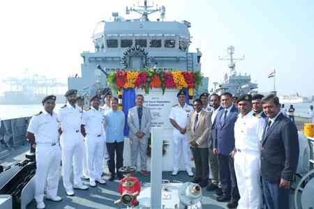 Indian Navy gets its third anti-submarine shallow water craft INS Anjadip