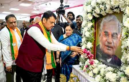 Our fight is for Mumbai, to take ex-PM Vajpayee’s work forward in BMC: Maha CM Fadnavis