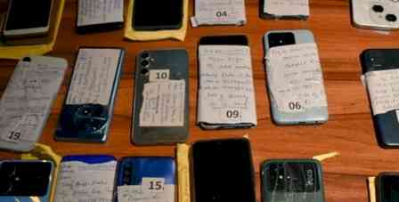 J&K: Police recover 46 missing mobile phones in Ganderbal