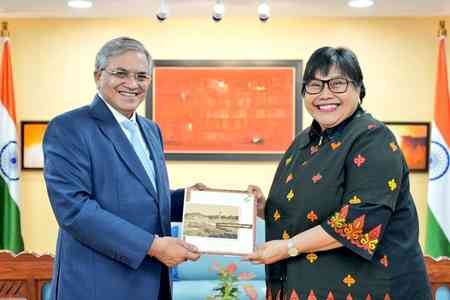 CEC Gyanesh Kumar meets Indonesia’s Ambassador
