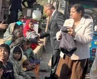 जरूरतमंद लोगों को वितरित किया अप्रयुक्त सामान