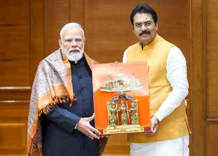 Bihar BJP chief Sanjay Saraogi meets PM Modi, discusses development and farmers’ welfare