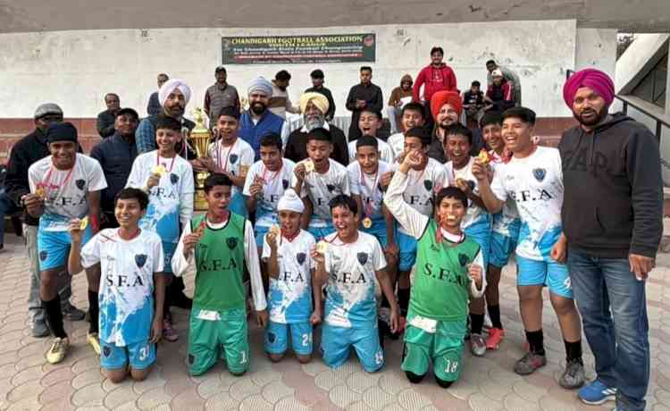 State Football: Sandhu FC Wins Under-13 Category Title