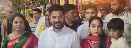 Civil Aviation Minister Ram Mohan Naidu, T'gana CM Reddy, others offer prayers at Tirumala temple