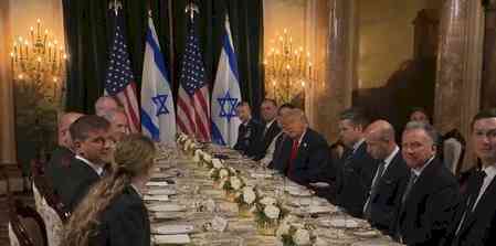 Trump sets hard line on Hamas, Iran at Netanyahu meet