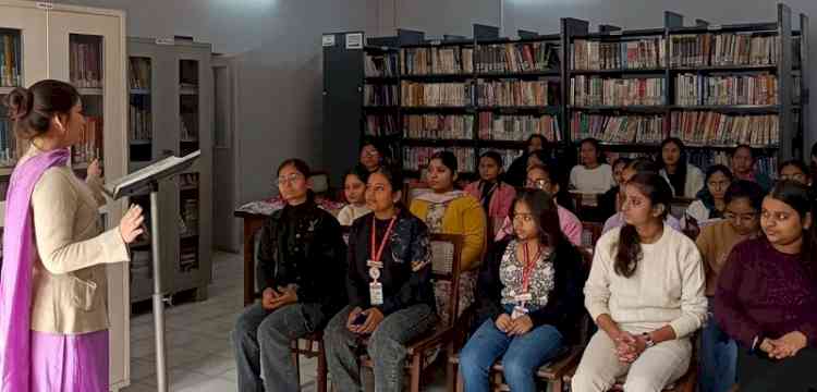 PCM S.D. College for Women holds National Library Week