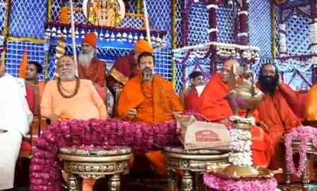 Grand celebration marks fifth Sannyasa initiation, birth anniversary of Swami Kailashanand Giri in Haridwar