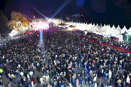 New Year celebrations sweep across India amid tight security and festive fervour