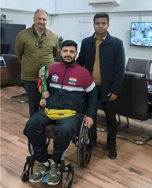 DC lauds Para Table tennis international player Shubham Wadhwa for achievements