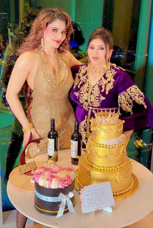 Urvashi Rautela’s Royal Celebration for Her Mother at the World’s Highest Hotel