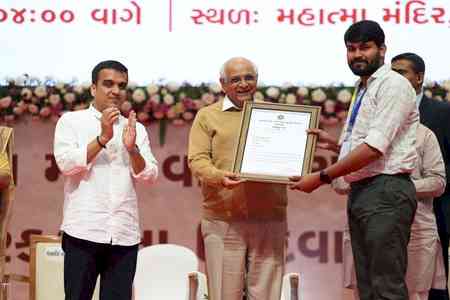 Gujarat CM hands over appointment letters to over 4,700 GSRTC recruits