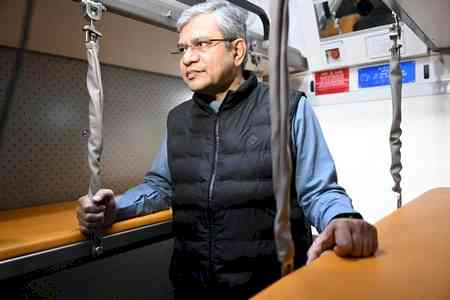 Ashwini Vaishnaw inspects India’s 1st Vande Bharat sleeper train