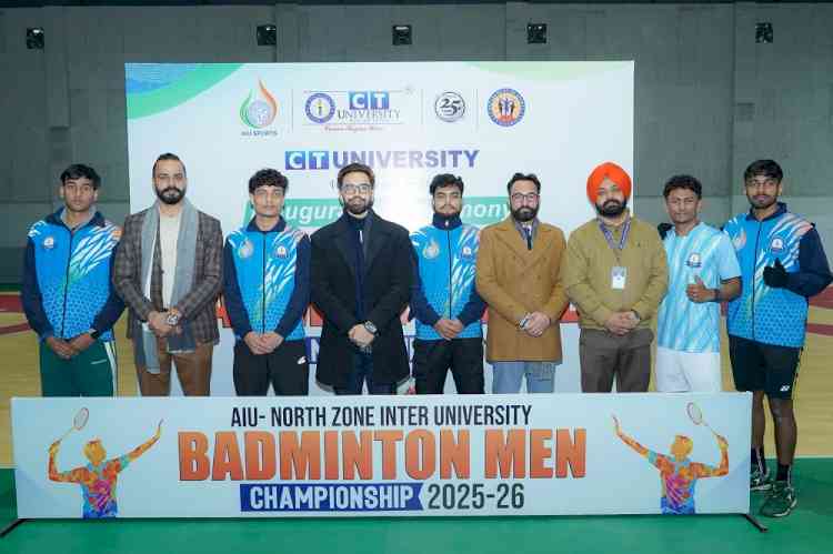 CT University Crowned “Champion of Champions” in AIU North Zone Inter-University Badminton Men Championship 2025–26