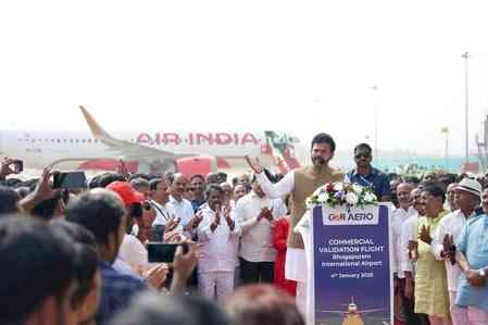 New milestone for aviation, says CM Chandrababu Naidu on first validation flight in Andhra