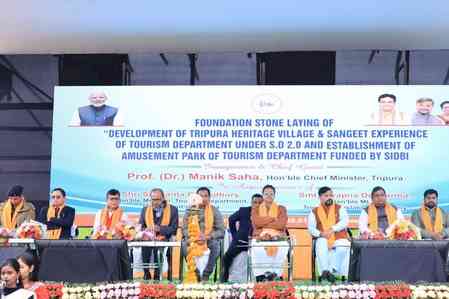 Foreign tourist footfall rises as Tripura accelerates tourism infra development: CM Saha 