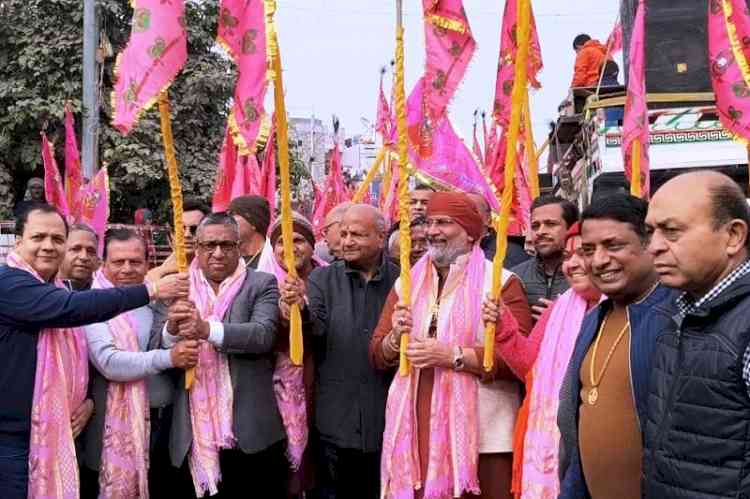 श्याम निशान यात्रा निकाली