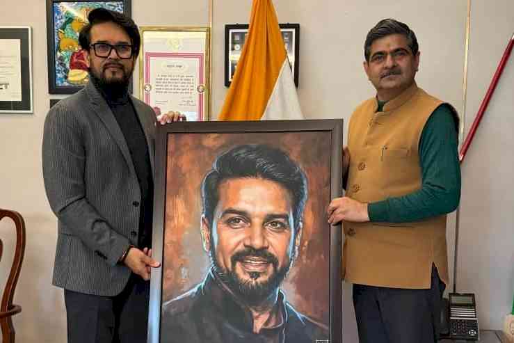 पूर्व केंद्रीय मंत्री अनुराग सिंह ठाकुर से भेंट कर डीएलसी सुपवा की प्रगति और दृष्टि पर चर्चा की कुलपति डॉ. अमित आर्य ने