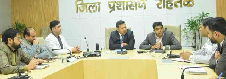 DC Sachin Gupta directs to complete all Storm water Drainage Works on time to check Urban Flooding