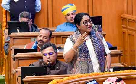 Sirsa, BJP MLAs protest ‘disrespect of Sikh Gurus’ by AAP MLAs in Delhi Assembly