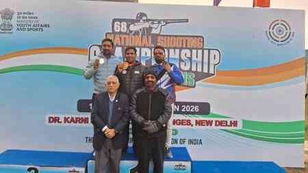 National Shooting C'ships: Mohd. Asab, Anushka Singh Bhati crowned double trap champions