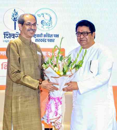 'Our alliance is Maharashtra Dharma to protect state pride, Marathi Manoos': Uddhav-Raj in Saamana