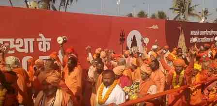 'Mini Kumbh Mela': Over 500 holy men take part in ‘Damru Rally’ in Somnath