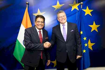 India, EU reaffirm strong political resolve to address pending issues towards free trade pact