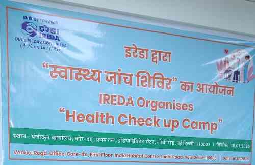 IREDA Conducts Preventive Health Check-up for All Employees