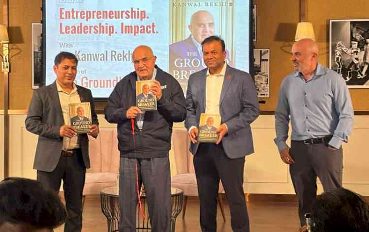 “The Groundbreaker” a book authored by Kanwal Rekhi Co-founder of TiE and a renowned Silicon Valley pioneer, launched at TiE Hyderabad
