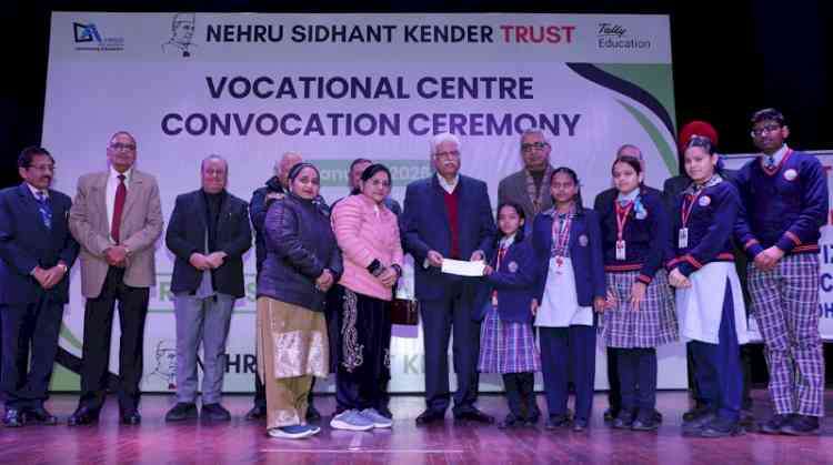 Senior Citizens’ Conclave distributed merit cum means scholarships to 117 poor and needy students