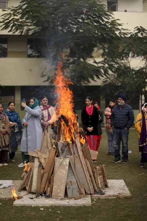 Celebration of “Dhiaan Di Lohri” at Ramgarhia Girls College