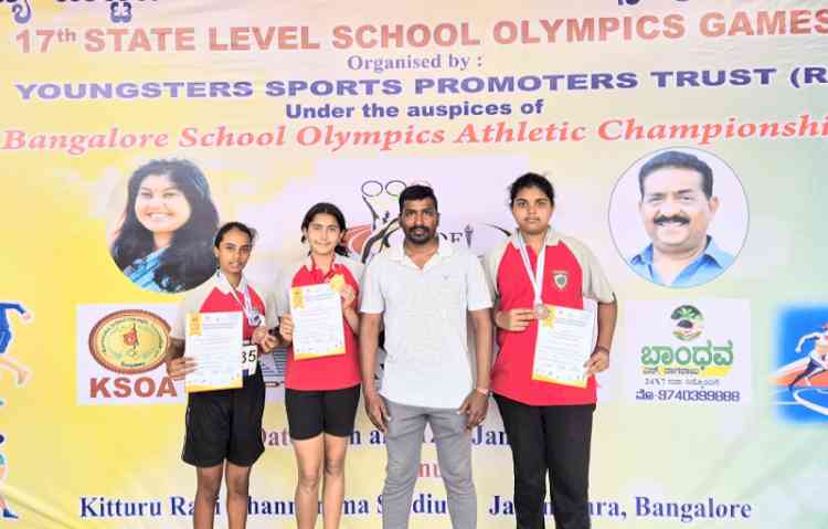 Greenwood High Bengaluru Students Shine at the 17th State Level Bangalore School Olympics – Athletics Championship 2026