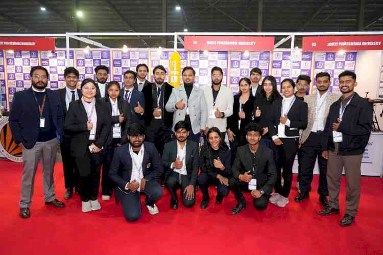 LPU student Innovators and Entrepreneurs Defined Innovation at Startup Punjab Conclave 2026