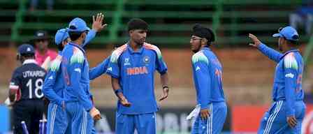 Men's U19 World Cup: Henil Patel's fifer helps India beat USA by six wickets