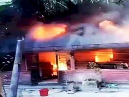 BJP shares video of burning Hindu house in B'desh, draws comparison with Bengal’s Murshidabad