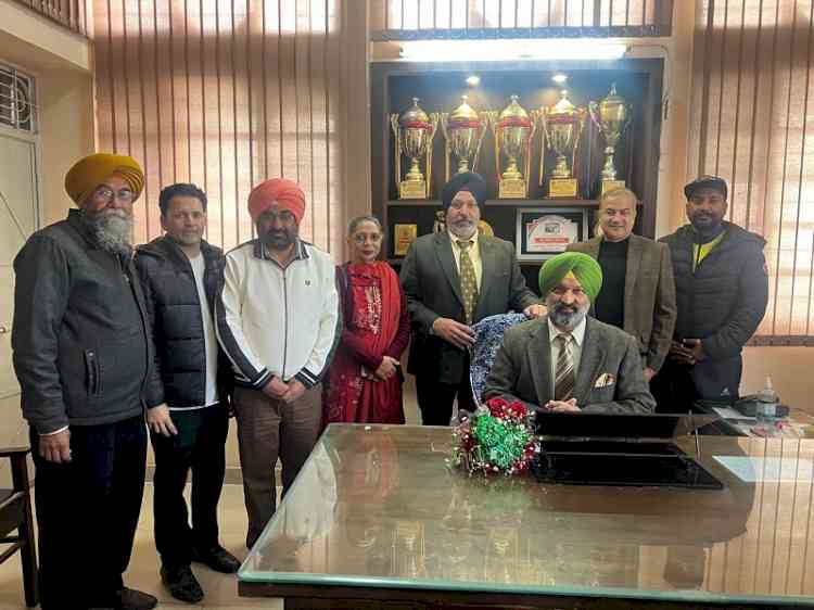 Lyallpur Khalsa College teacher Dr. Simranjit Singh Bains takes charge as Dean Sports