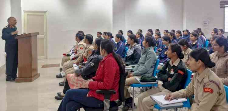 एनसीसी कैडेट्स के लिए प्रेरणादायक कार्यक्रम आयोजित
