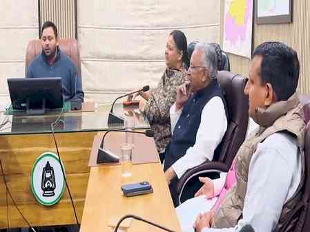 RJD holds review meeting at Tejashwi's residence, strategy for Budget Session discussed
