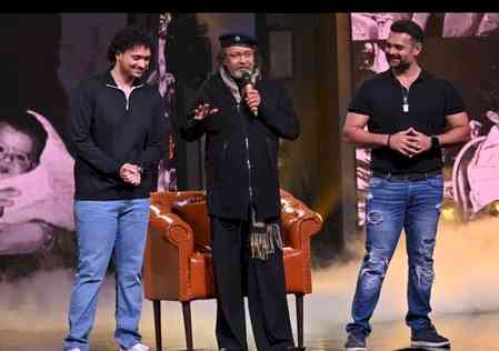 Mithun Chakraborty breaks down as sons surprise him, celebrate his 50 glorious years in Bollywood 