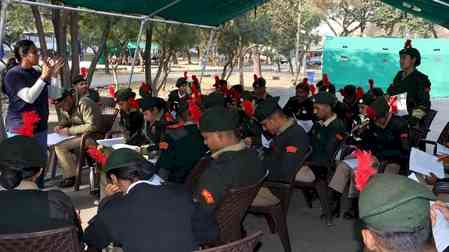 EXPA CADET event joined by cadets from Rajasthan, J&K & Ladakh at 'Ek Bharat Shrestha Bharat' camp in Jammu