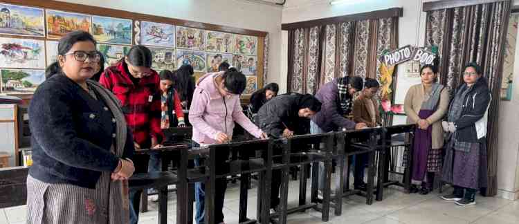 PCM S.D. College for Women Organises SVEEP Poster-Making Competition