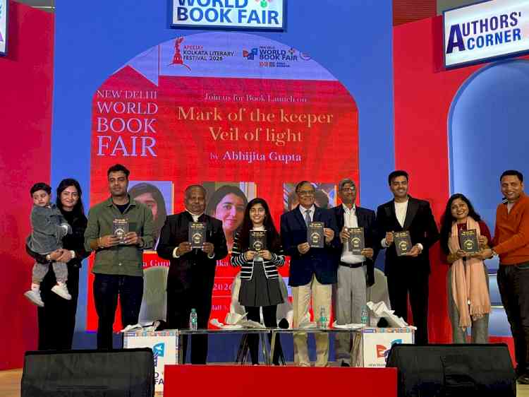 Young Literary Prodigy Abhijita Gupta Unveils Her Fourth Book “Mark of the Keeper: Veil of Light” at World Book Fair 2026