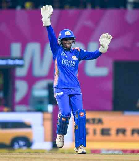MI wicketkeeper Kamalini ruled out of remainder of WPL, Vaishnavi named replacement