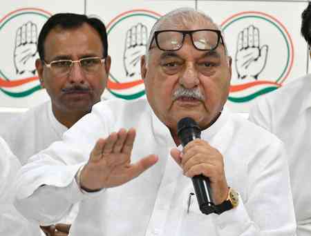 BJP govt in Haryana betraying unemployed youth, says Hooda 